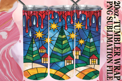 Sweet reflections 20oz tumbler wrap, Winter Product Image 1