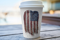 Patriotic American Flag Brushtrokes Clipart Product Image 5