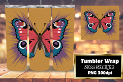 20oz Customizable Tumbler Design , Butterfly Product Image 1