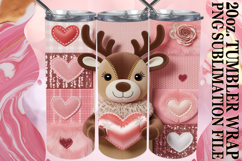 JOYFUL ESCAPES 20oz TUMBLER WRAP, Valenines Animals Product Image 1