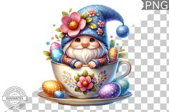 Easter Gnome Sublimation - Clipart PNG Design Product Image 1