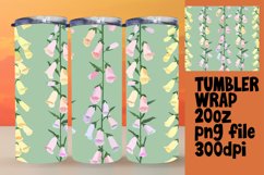 Sublimation Tumbler Wrap with Watercolor Boho Harmony Product Image 1