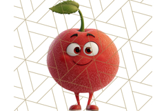 Cute Food PNG Clipart, 3D Adorable Kawaii Characters Png Product Image 3