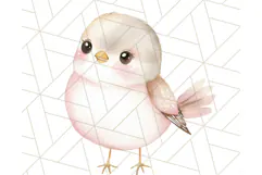 Pastel Pink Fairy Garden Clipart, Enchanted Cottagecore Png Product Image 3