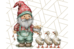 Farmer Gnome Clipart, Cute Farm Gnomes PNG Illustrations Product Image 3