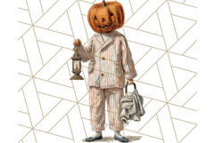 Vintage Halloween PNG Clipart, 1950s Retro Graphics Clip Art Product Image 3