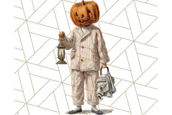 Vintage Halloween PNG Clipart, 1950s Retro Graphics Clip Art Product Image 3