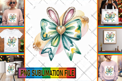 RADIANT TSHIRT Designs Sublimation, Easter Bow Product Image 1