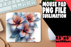Whimsical Colorful 3D Flower Design Mouse Pad: Chic Collecti Product Image 1