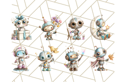 Robot Clipart, Soft Realistic Full Body Robot PNG Images Product Image 7