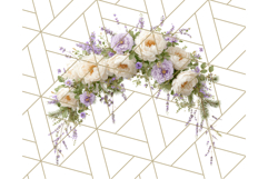 Whimsy Winter Florals Clipart PNG, Christmas Png Clipart Product Image 3