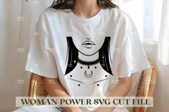 90 Woman Power SVG Design, Feminist SVG for Cutting Machine Product Image 12