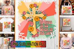 VIBRANT PNG Sublimation Gifts, Cross Product Image 1