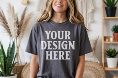 Comfort Colors 1717 Pepper T-Shirt Mockup Product Image 1