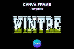 WINTER Canva Frame Christmas Varsity Shirt Design Varsity_55 Product Image 1