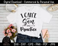 My Son Has Practice- Parenting SVG, Summer Sports Soccer SVG Product Image 2