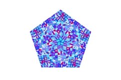 6 Mosaic Pattern Pentagons Product Image 5