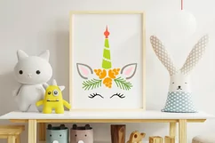 Christmas unicorn svg for cricut, Christmas svg t shirt. Product Image 4