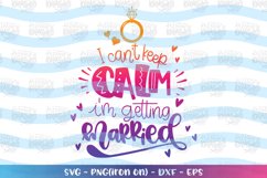 Wedding - i cant keep calm married svg Product Image 1