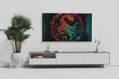 Samsung Frame Tv Art, Zodiac Sign Scorpio Set of 4 Product Image 6