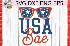 USA Bae SVG DXF PNG EPS Cutting Files Product Image 2