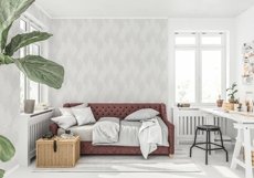 Wall mockup - Wallpaper mockup - Scandinavian room scene Product Image 2