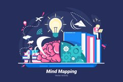 Mind Mapping - Vector Illustration Product Image 1