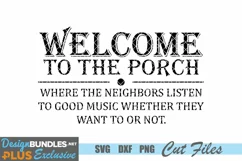 Welcome to the Porch SVG, Farmhouse SVG Product Image 2