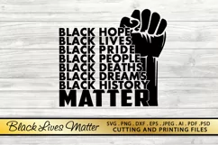 Black Lives Matter SVG PNG EPS DXF for Cutting and Printing Product Image 6