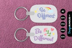 Be Different Keychain Product Image 1