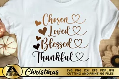 Chosen SVG Christian SVG PNG EPS DXF Blessed SVG Cut Files Product Image 3