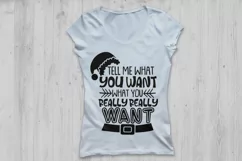 Tell Me What You Want What You Really Really Want Svg. Product Image 2