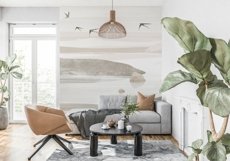 Wall mockup - Wallpaper mockup - Living room Product Image 6