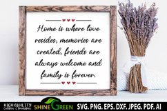 Farmhouse Sign SVG - Home SVG - Family Quote SVG Product Image 2