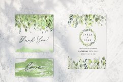 Watercolor Eucalyptus Clipart, Foliage Greenery Clipart. Product Image 3