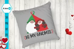Be My Gnomie Svg, Gnome Svg, Valentine's Day svg Product Image 5