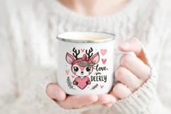 Love you deerly SUBLIMATION PNG. Valentine's day. Product Image 2