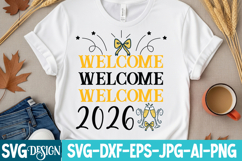 Welcome 2026 SVG Design,Welcome 2026 SVG Design,New Year svg Product Image 2