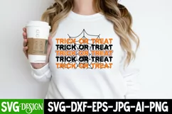 Trick or Treat Sublimation PNG Design,Trick or Treat SVG Product Image 2