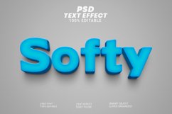 Softy Text Effect Style Product Image 1