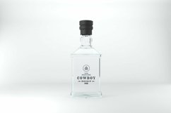 Cowboy Bottle Mockup Product Image 1