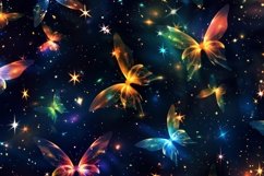 Trippy Neon Butterfly Background Wallpaper Product Image 1