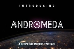 Web Font Andromeda Font Product Image 1