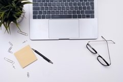 Blank notebook page for input the text in the middle. Product Image 1