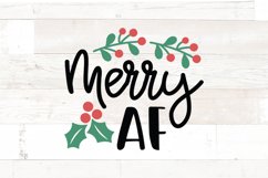 Merry AF svg Product Image 1