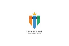 Tech Secure Letter T Logo Product Image 1