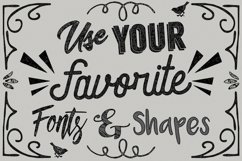Scribbled And Retro Inked Styles Product Image 6