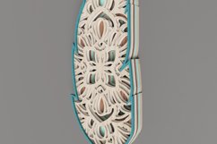 Nature laser cut file - Feather Mandala Product Image 10