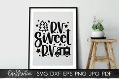 RV Sweet RV SVG Camping svg Glamping svg cut file RV svg Product Image 2