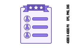 Colored Leaderboard Icon Product Image 1